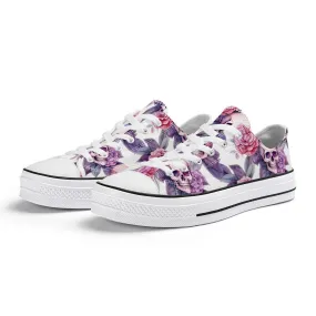 "Santa Purpura" Artist Exclusive  Classic Low Top Canvas Shoe