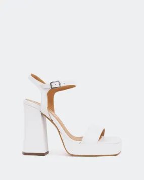 Rabanne, White Leather/Cuir Blanc