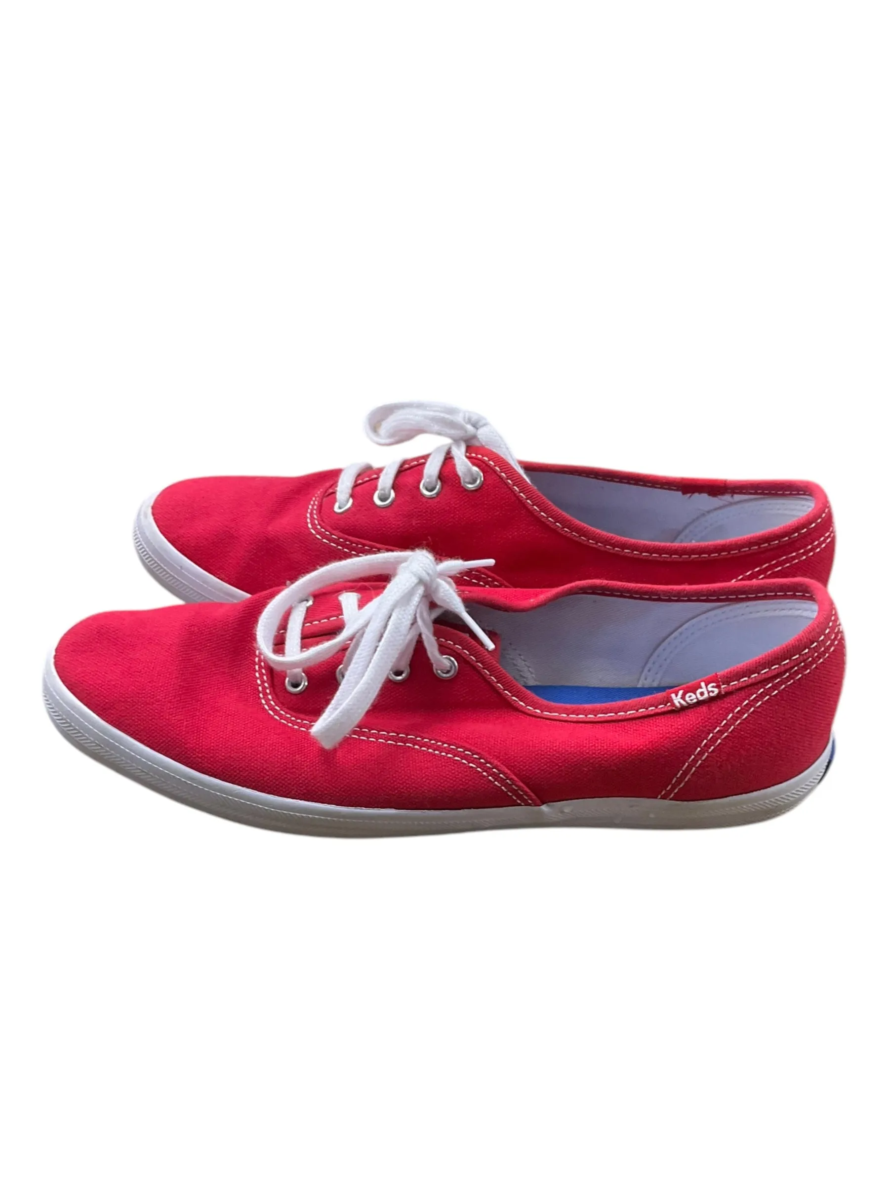 Shoes Flats By Keds In Red, Size: 8