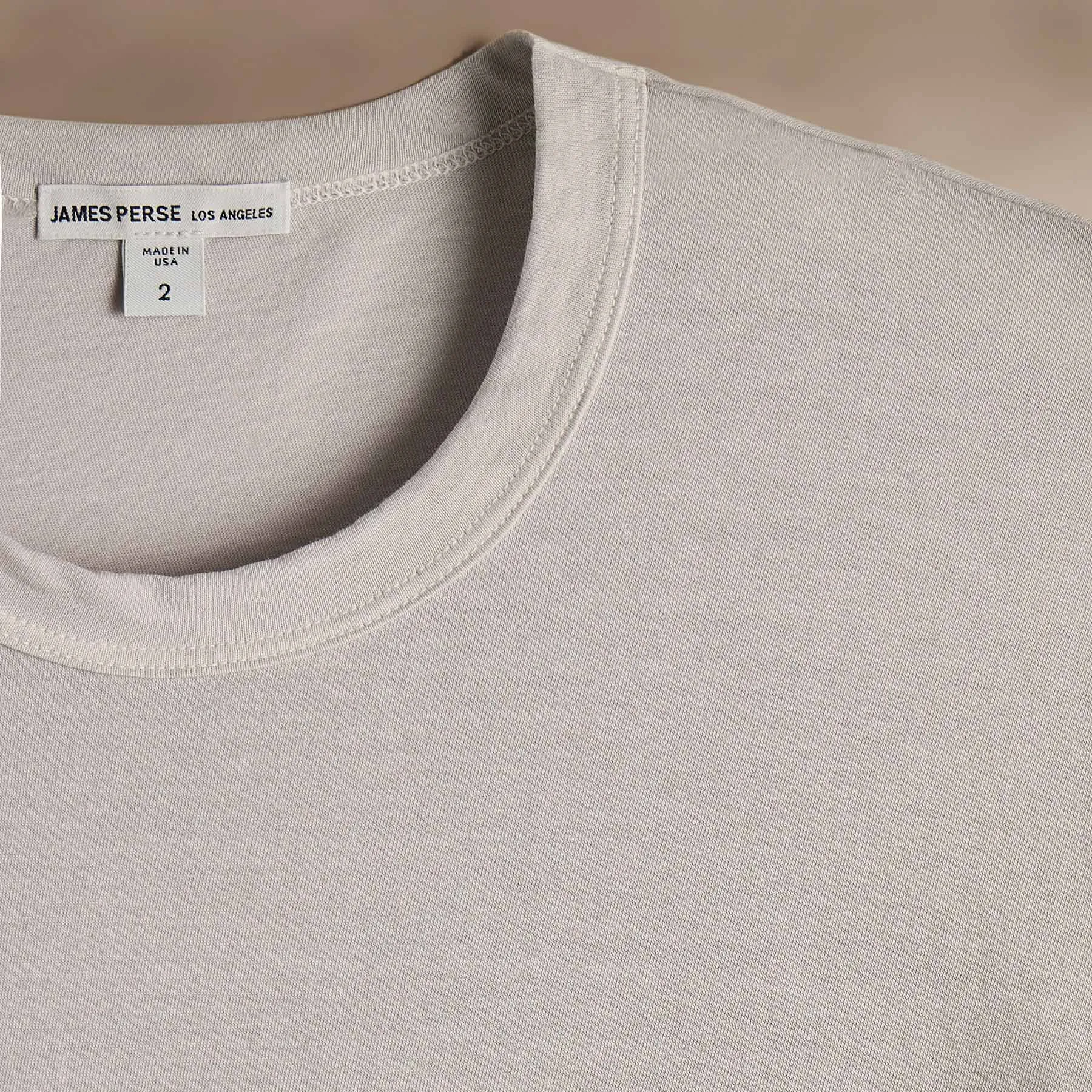 Short Sleeve Crew Neck - Light Mist Pigment