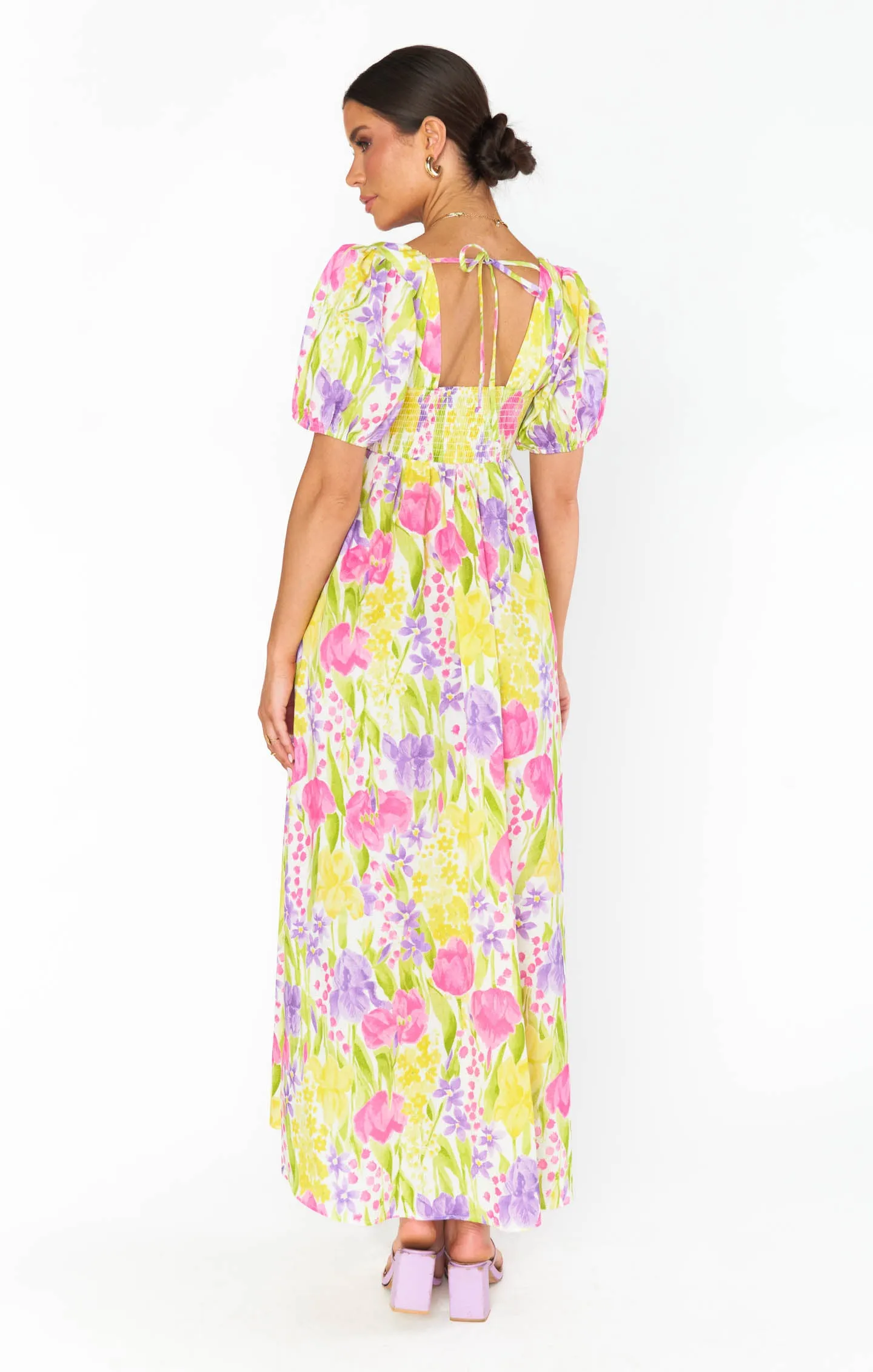 Smitten Midi Dress ~ Blooming Tulips