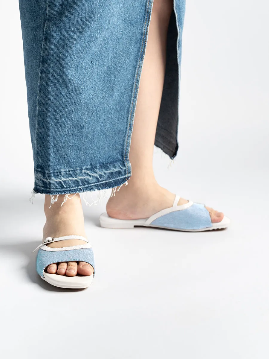 Sora Denim Sandals