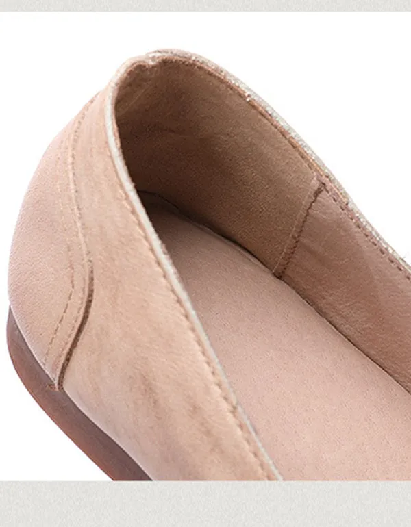 Spring Soft Bottom Leather Flats