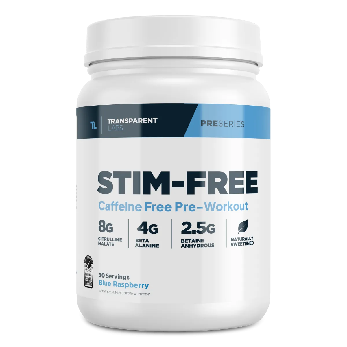 Stim-Free Pre Workout (100% Caffeine Free)