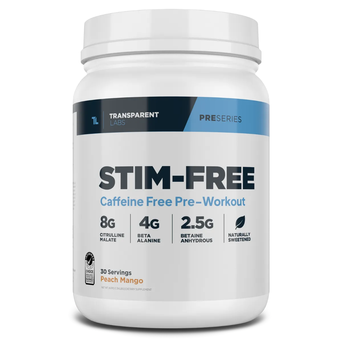 Stim-Free Pre Workout (100% Caffeine Free)