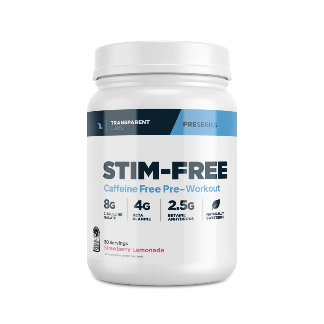 Stim-Free Pre Workout (100% Caffeine Free)