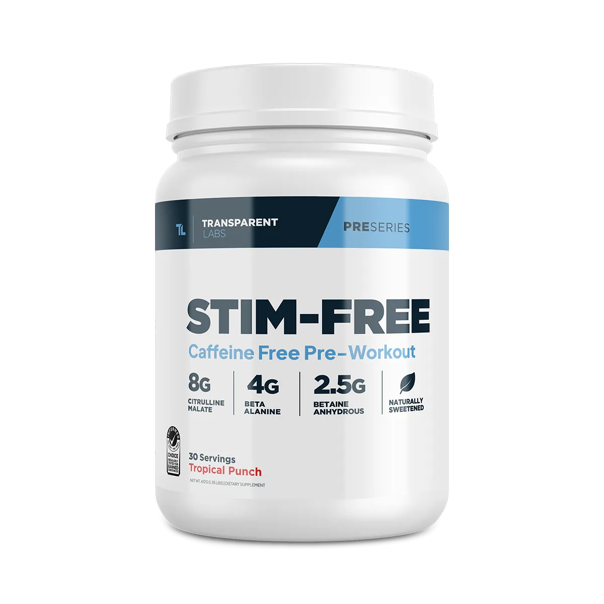 Stim-Free Pre Workout (100% Caffeine Free)