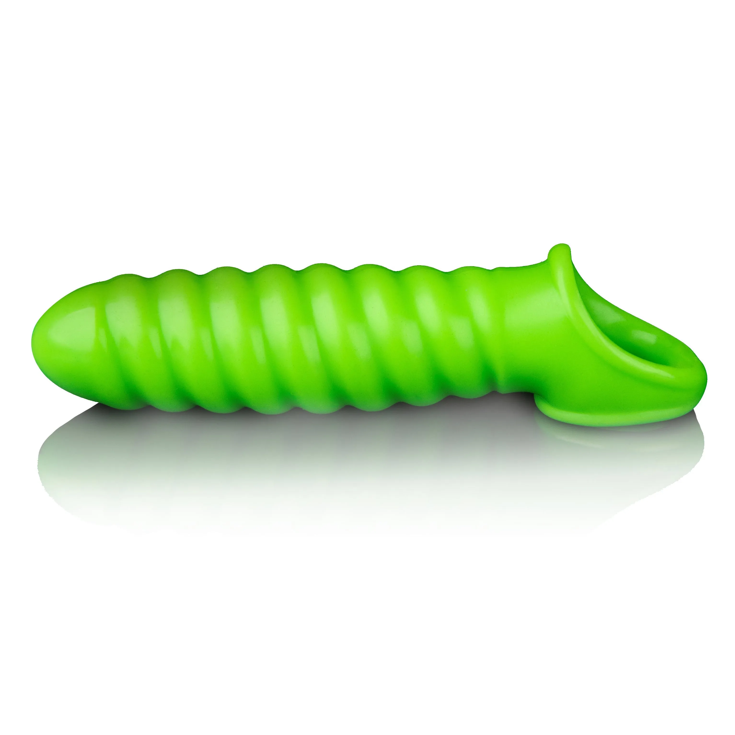 Swirl Stretchy Penis Sleeve - Glow in the Dark