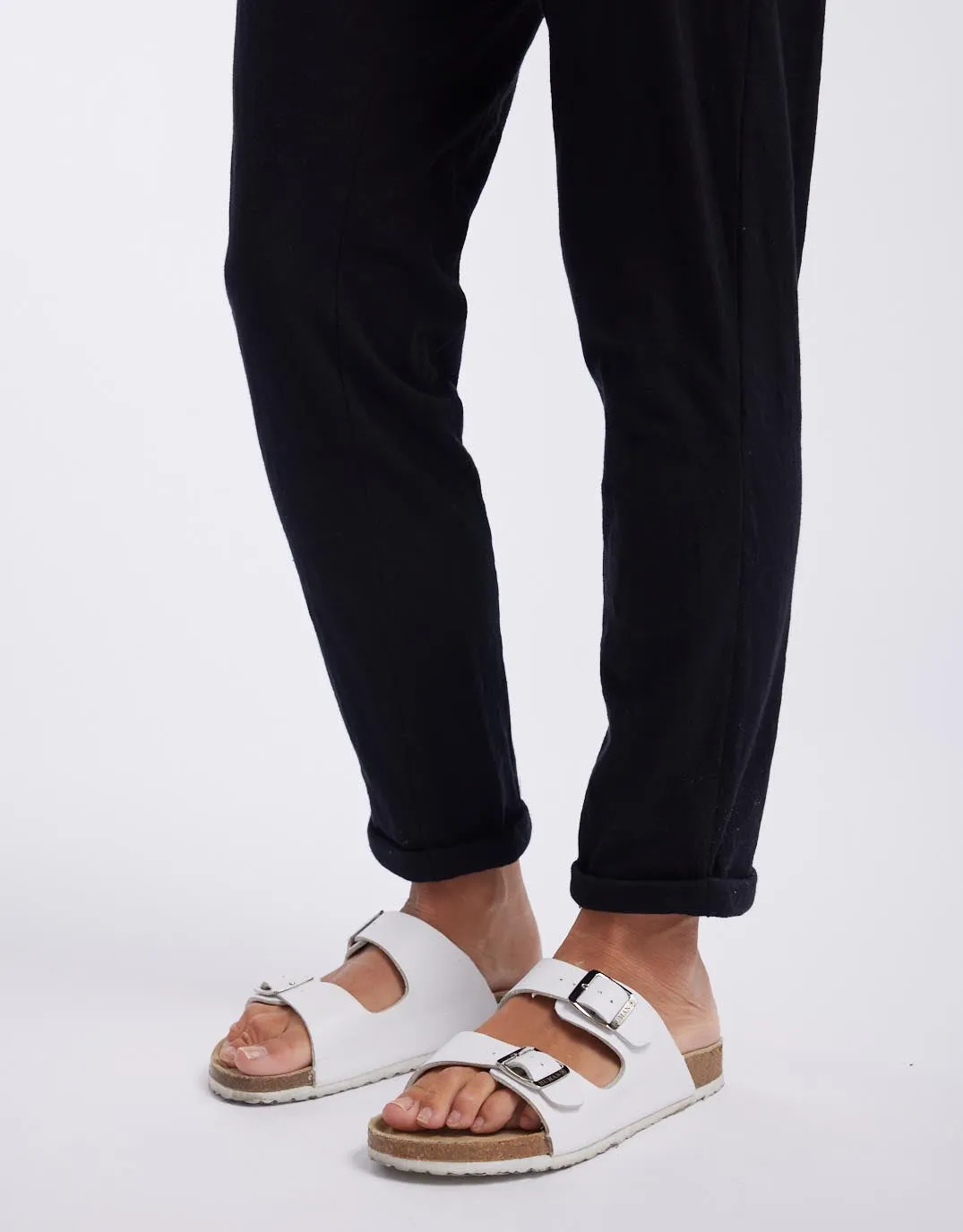 Turn Back Lightweight Lounge Pants - Black