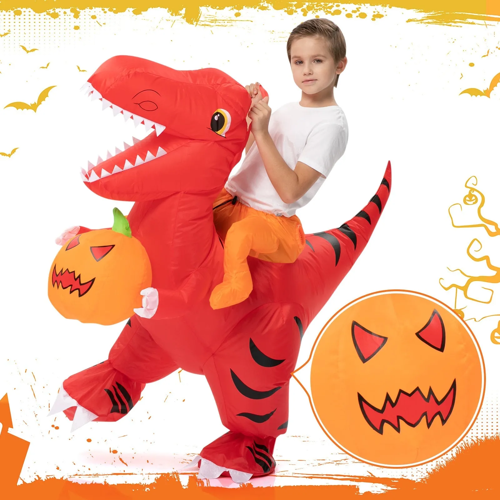 WHIZMAX 2 PACK Inflatable Dinosaur Costume for Kids