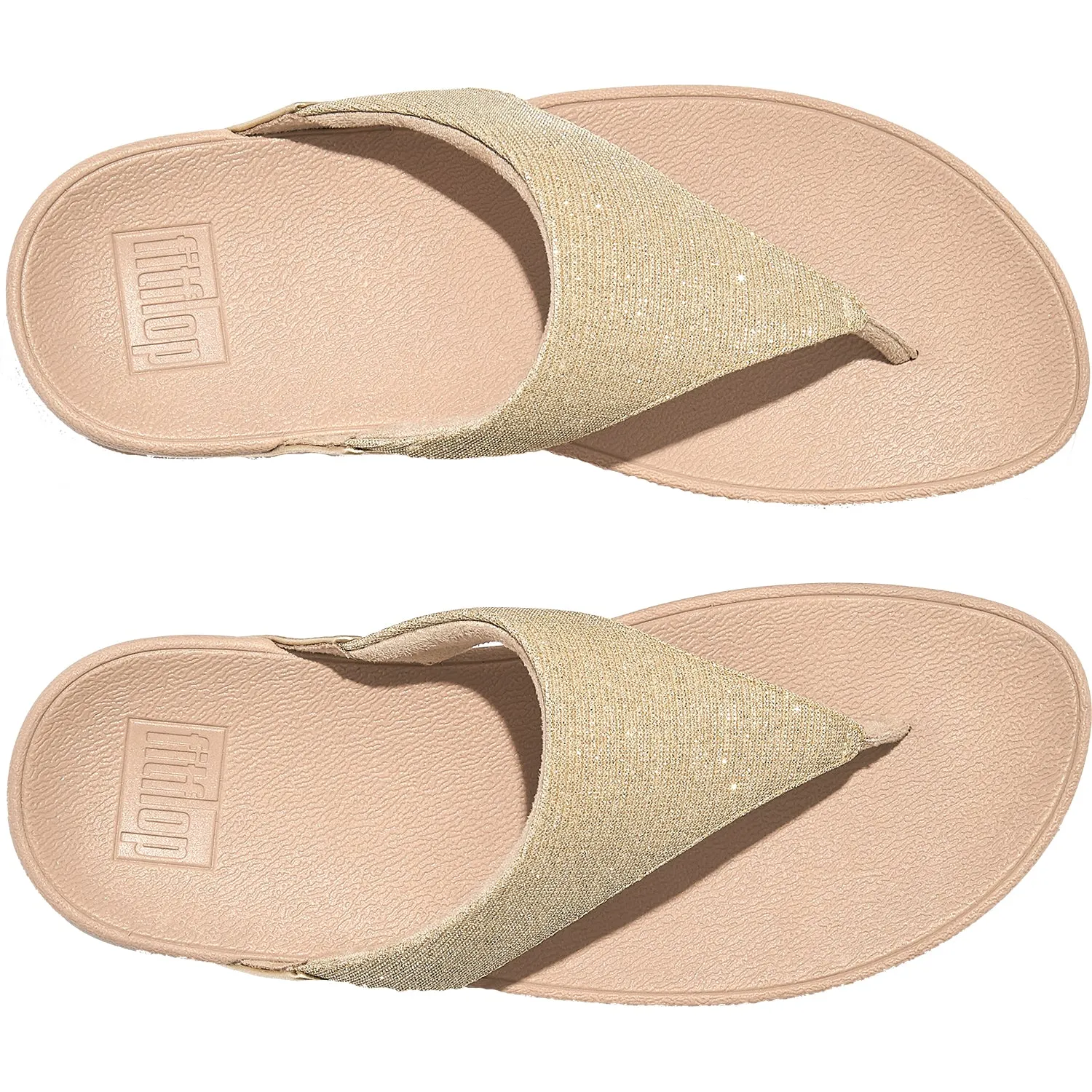 Women's FitFlop Lulu Shimmerlux Platino Fabric