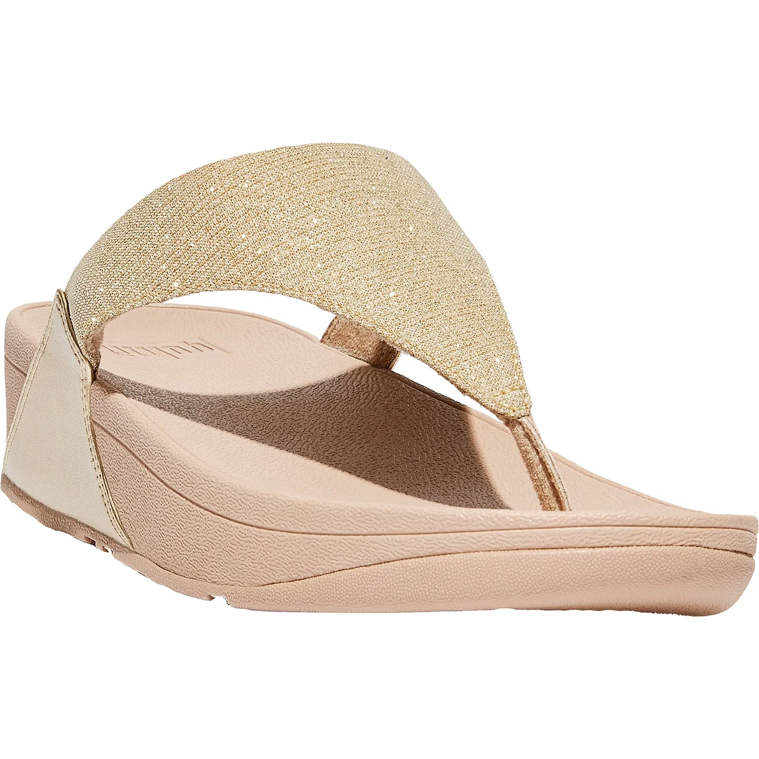 Women's FitFlop Lulu Shimmerlux Platino Fabric