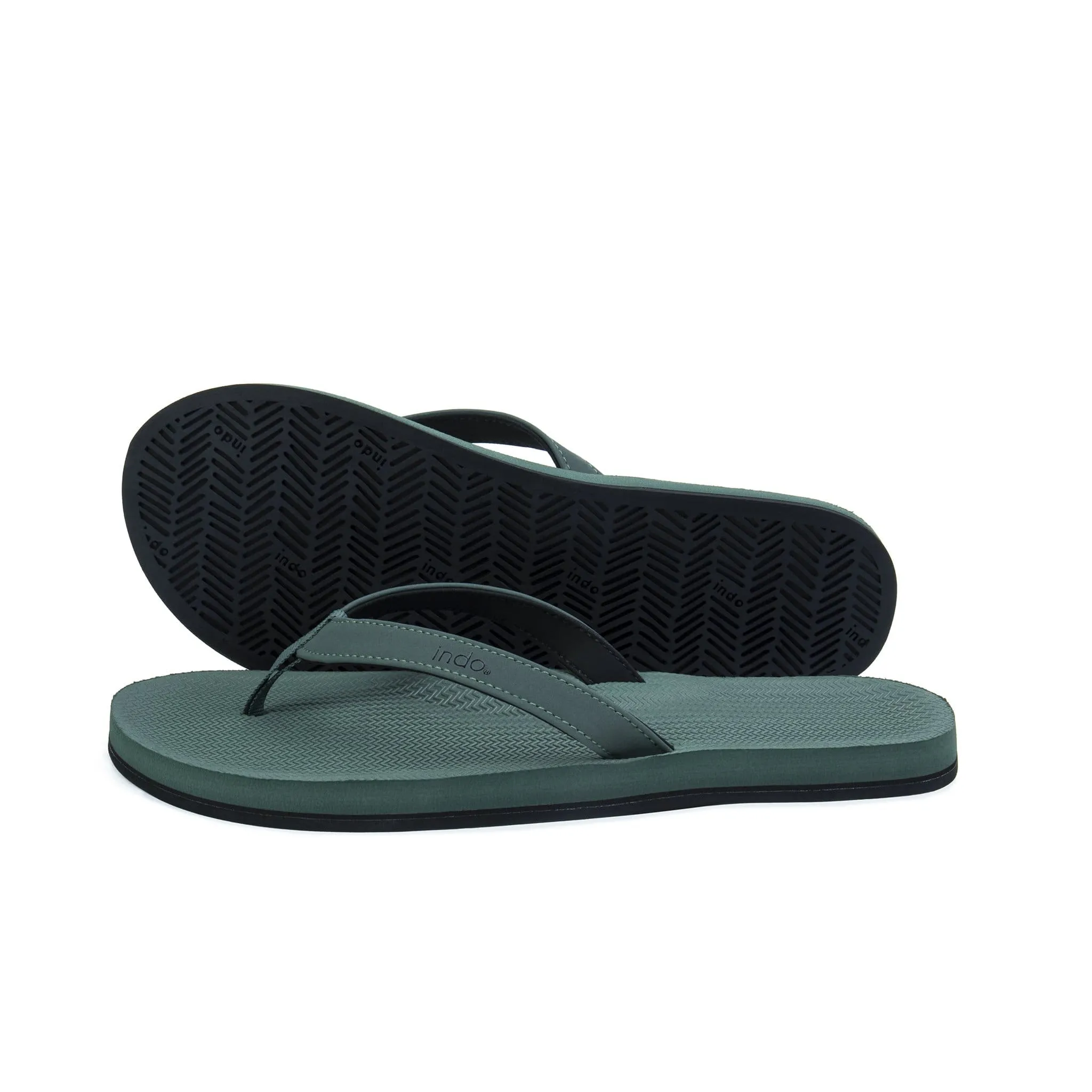 Women's Flip Flops - Leaf