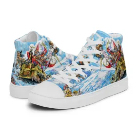 Women’s Light Fantastic High Top Canvas Shoes - Free Shipping! *US SIZES SHOWN! USE CHART!