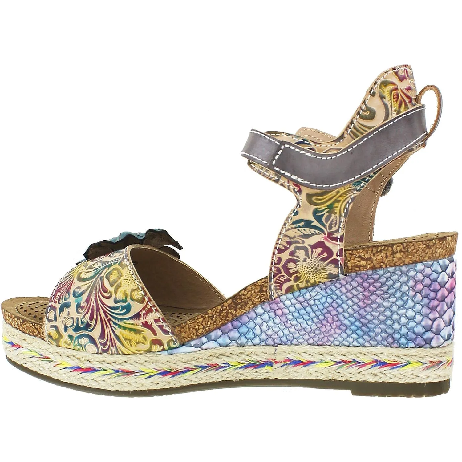 Women's Spring Step Annmarie Grey Multi Leather