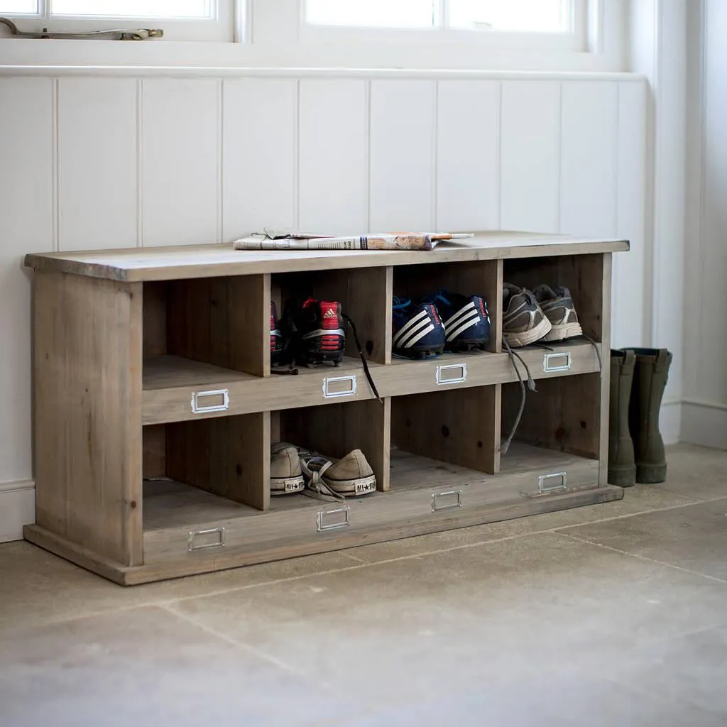 Wooden Chedworth Shoe Locker