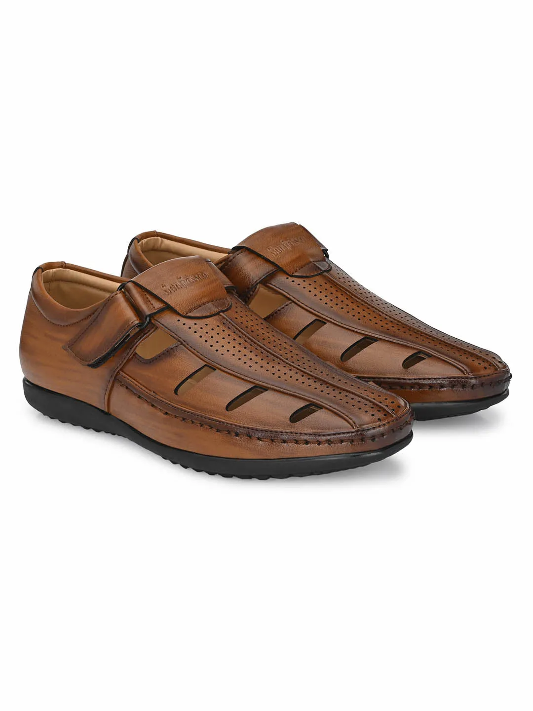 Zouk Tan Sandals