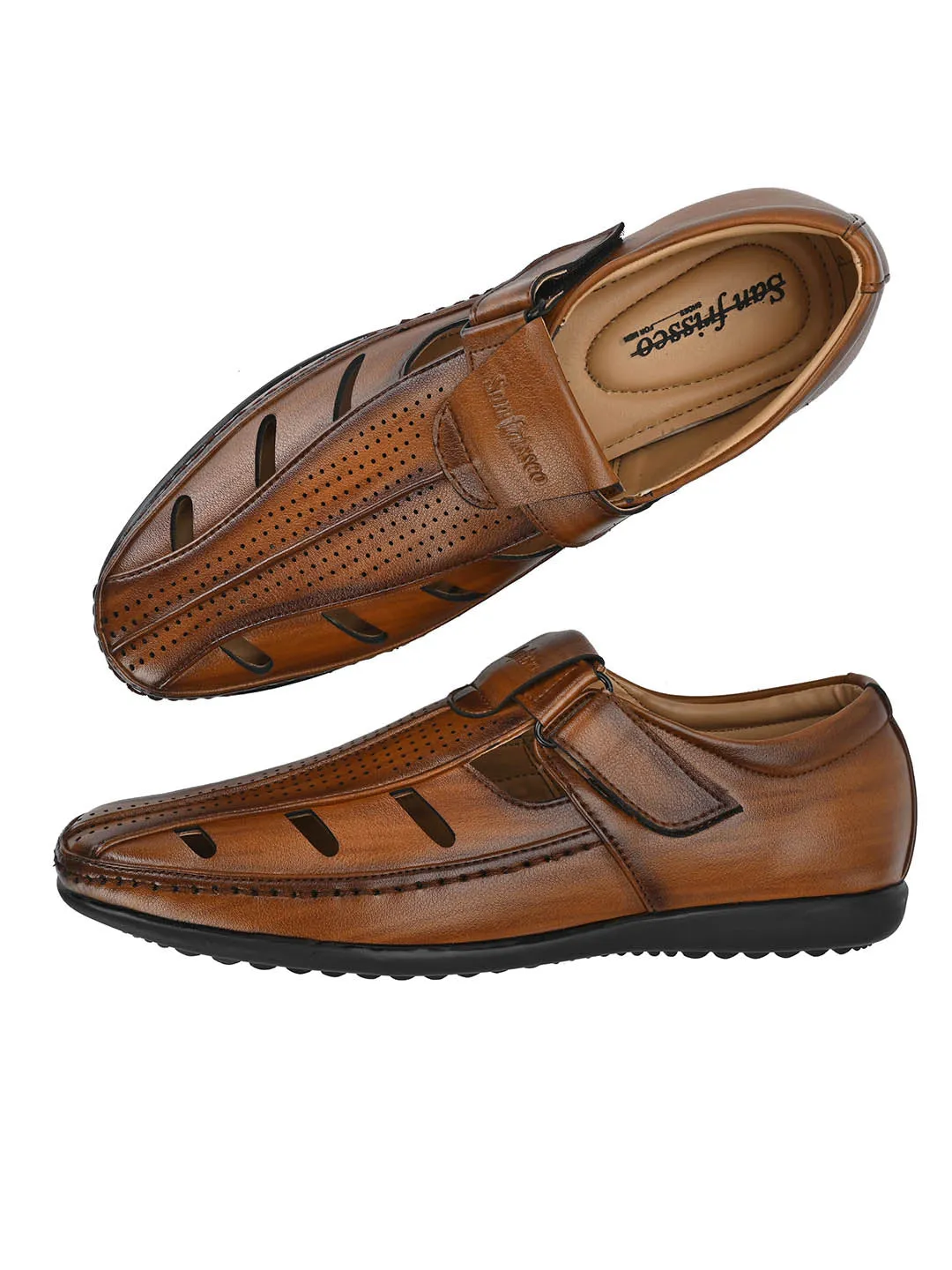 Zouk Tan Sandals