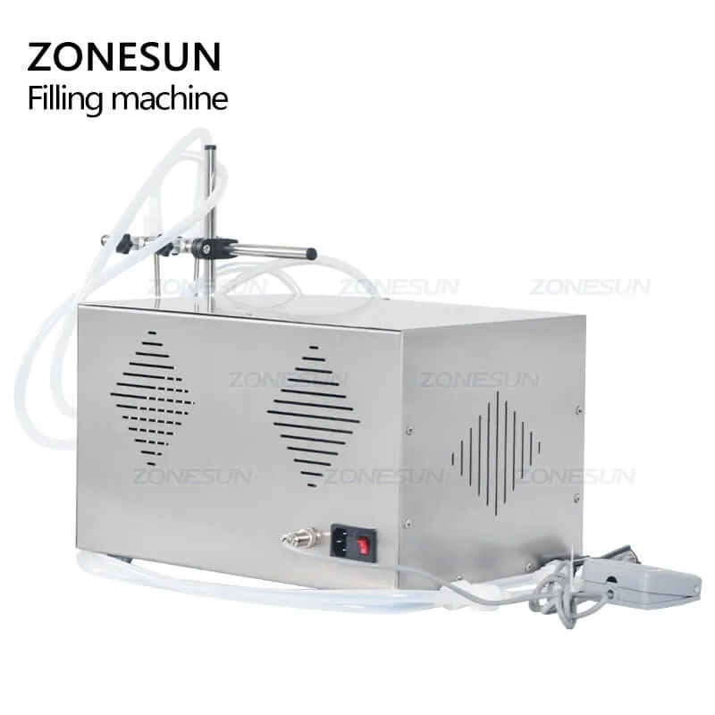 ZS-YTMP2S 2/4 Heads Magnetic Pump Beverage Perfume Watercolor Essential Oil Pigment Liquid Bottle Filling Machine